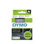Dymo S0720600 - Ruban étiqueteur transparent blanc 45020 pour étiqueteuses Dymo