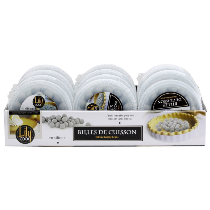 Lily Cook Billes en Silicone pour Four avec Boîte de Rangement Lily Cook Billes en Silicone pour Four avec Boîte de Rangement