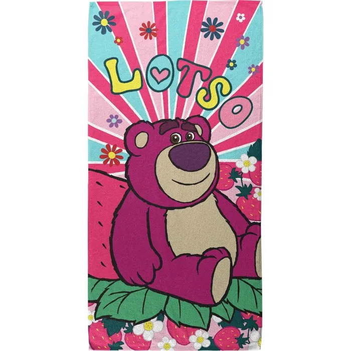 LOTSO LYOWE Serviette de plage microfibre 70x140 cm licence officielle BT-LT01 LOTSO LYOWE Serviette de plage microfibre 70x140 cm licence officielle BT-LT01