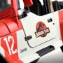 Jeep Jurassic Park Wrangler - Véhicule tout-terrain miniature 1:24 - 19 cm - Langue Espagnol/Portugais - Métal