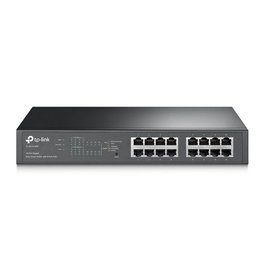 Omada Commutateur Gigabit Gestion Smart 16 Ports TL-SG1016PE avec 8 Ports PoE+ 150W pour Réseau