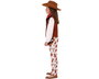 Sheriff Disfraz Vaquero Unisex Enfant - Costume Western Lejano Oeste 5 Pièces (Pantalon, Veste, Chemise, Ceinture, Foulard) - Taille 7-9 Ans - Polyester Multicolor