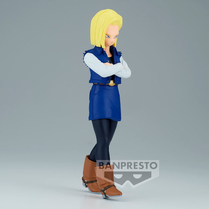 BANPRESTO Figura Android 18 Solid Edge Work Dragon Ball Z 17cm
