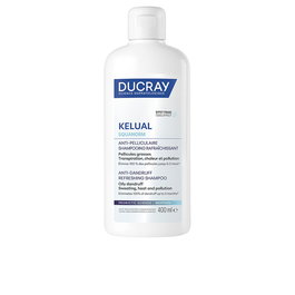 Ducray Kelual DS Intensive Shampoing Traitant Antipelliculaire 400 ml - Action Rafraîchissante Apaisante, Élimine les Pellicules Sévères sans Rinçage