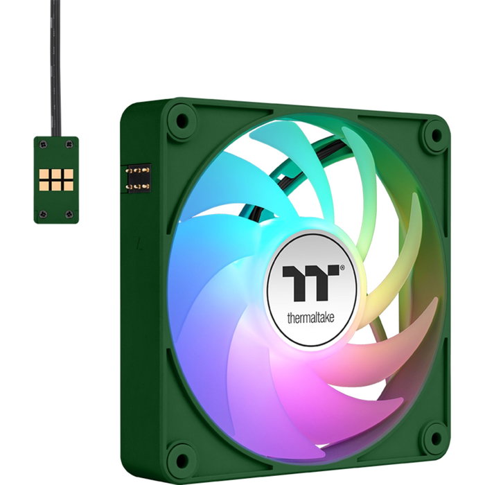 Thermaltake CT120 EX ARGB Sync Racing Green Pack de 3 ventilateurs de refroidissement