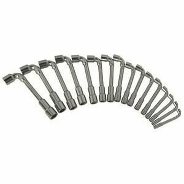 KS Tools Coffret de 16 clés à pipe débouchées métriques de 8 à 24 mm