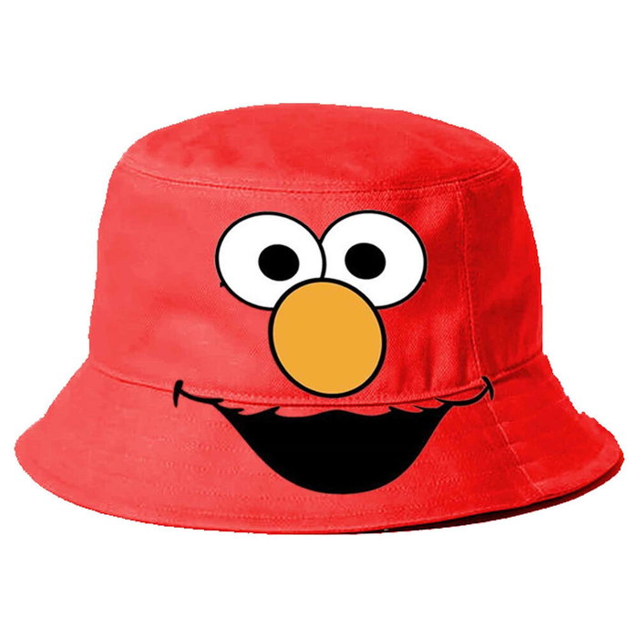 Karactermania Chapeau Pêcheur Elmo Sesame Street Rouge
