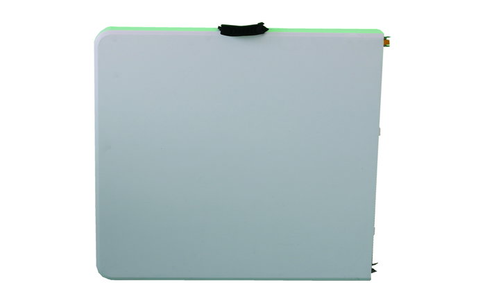 Marbueno 10529 Table Pliante Résine Blanc 180x70x74 cm - Jardin, Camping, Plage, Traiteur