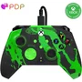 PDP Manette Xbox Rematch Glow Advanced - Manette filaire sous licence officielle avec rétroéclairage, boutons programmables et application - Jolt Green