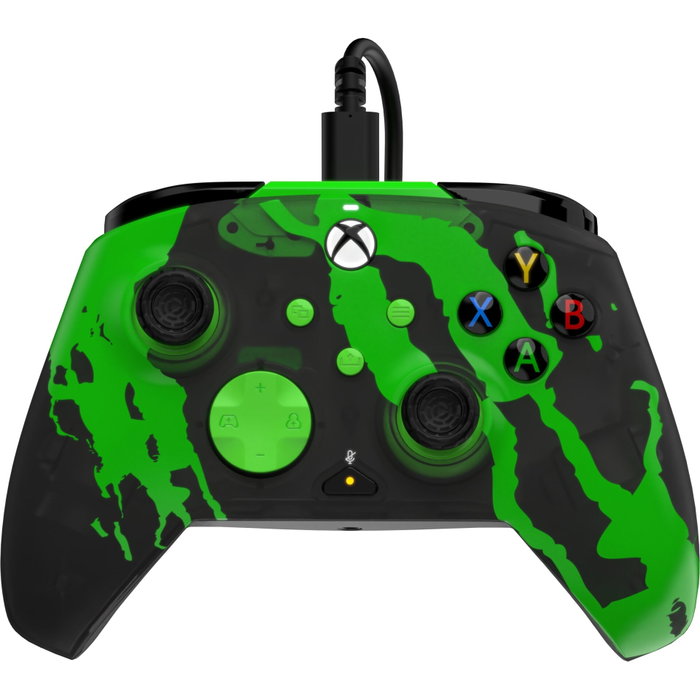 PDP Manette de jeu Xbox Rematch Glow Advanced - Jolt Green - Filaire