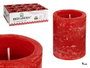 Ibergarden Bougie Taco Geranio rouge cire 7x8x7 cm (Set de 24)