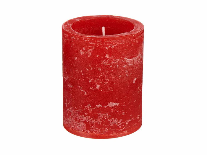 Ibergarden Bougie Taco Geranio rouge cire 7x8x7 cm (Set de 24)
