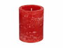 Ibergarden Bougie Taco Geranio rouge cire 7x8x7 cm (Set de 24)