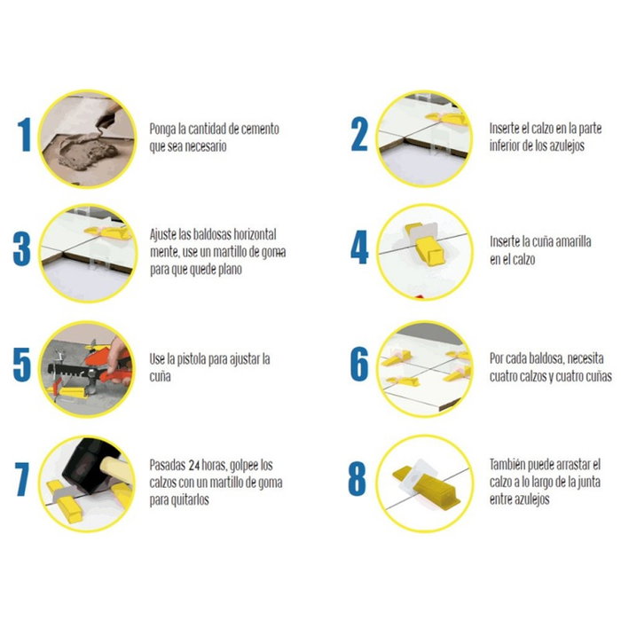 WOLFPACK LINEA PROFESIONAL Pistolet de nivelage pour carrelage