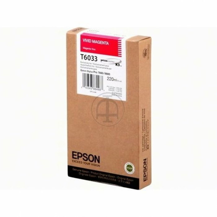 Epson Cartouche d'encre Vivid Magenta 220 ml pour Stylus Pro 7880/9880 Epson Cartouche d'encre Vivid Magenta 220 ml pour Stylus Pro 7880/9880