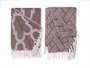 GIFTDECOR Multiuso Jacquard Marron 180 x 220 cm