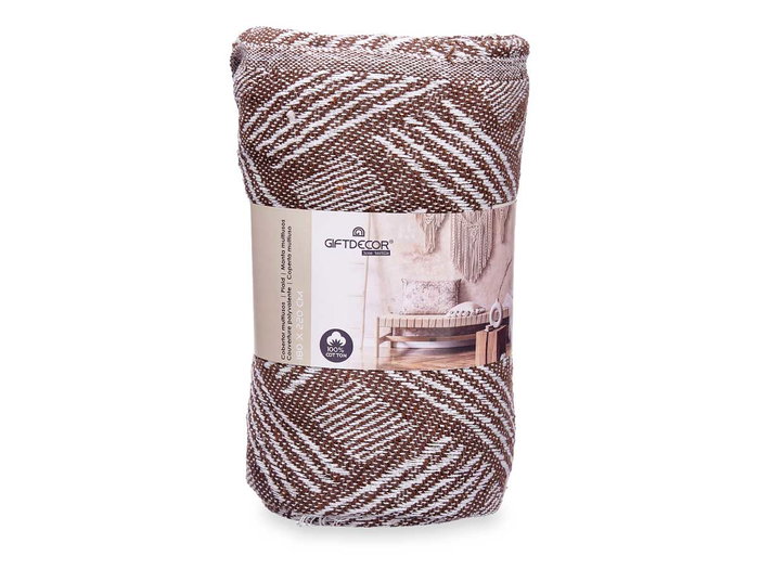 GIFTDECOR Multiuso Jacquard Marron 180 x 220 cm