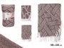 GIFTDECOR Multiuso Jacquard Marron 180 x 220 cm