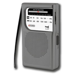 SAMI Radio Sami 2 bandes verticale avec écouteurs gris