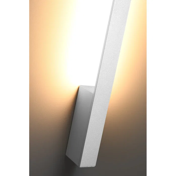 Lahti - Aplique murale design M 3000K, Blanc, Doré ou Noir, LED atmosphérique pour intérieur moderne, SOL-TH.189