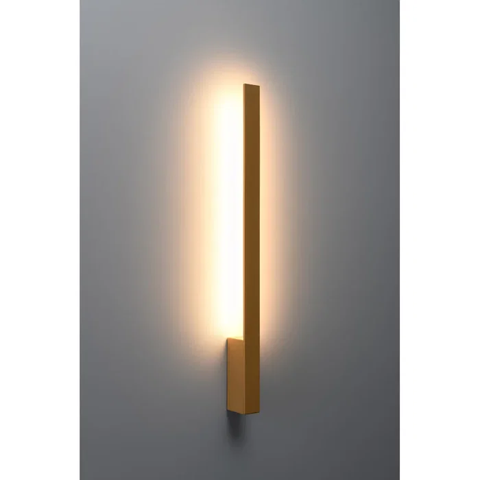 Lahti - Aplique murale design M 3000K, Blanc, Doré ou Noir, LED atmosphérique pour intérieur moderne, SOL-TH.189