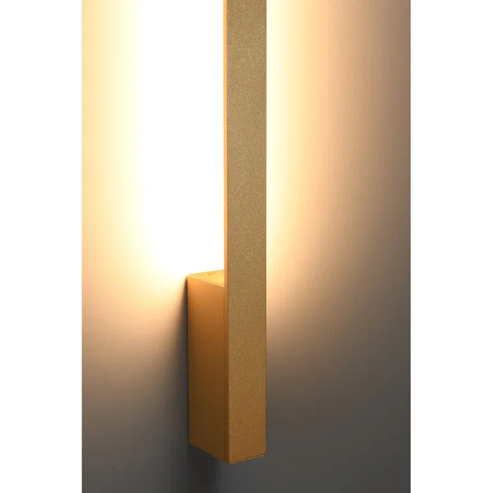Lahti - Aplique murale design M 3000K, Blanc, Doré ou Noir, LED atmosphérique pour intérieur moderne, SOL-TH.189