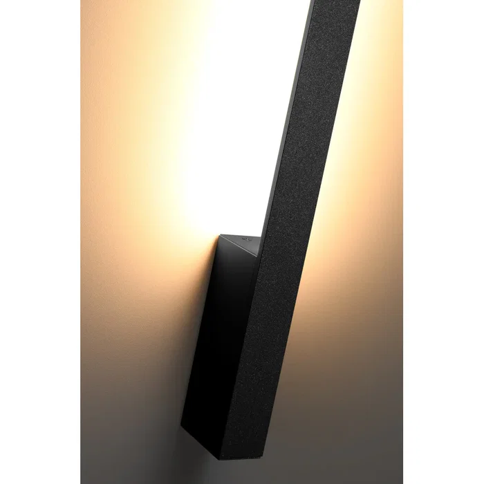 Lahti - Aplique murale design M 3000K, Blanc, Doré ou Noir, LED atmosphérique pour intérieur moderne, SOL-TH.189