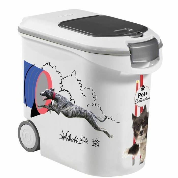 Curver Conteneur à croquettes PETS COLLECTION 35L/12kg Blanc Curver Conteneur à croquettes PETS COLLECTION 35L/12kg Blanc