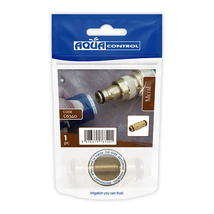 Aqua Control Connecteur d'extension rapide en laiton, blister