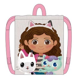 Cerdá Sac à dos scolaire Gabby's Dollhouse 27 x 33 x 1 cm, couleur lilas, pour enfants de 2 à 8 ans