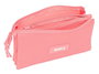 Safta Portatodo Triple F.C.Barcelona Chica Coral, Porte-tout triple, FC Barcelone, modèle Chica Coral, 22 x 12 x 3 cm