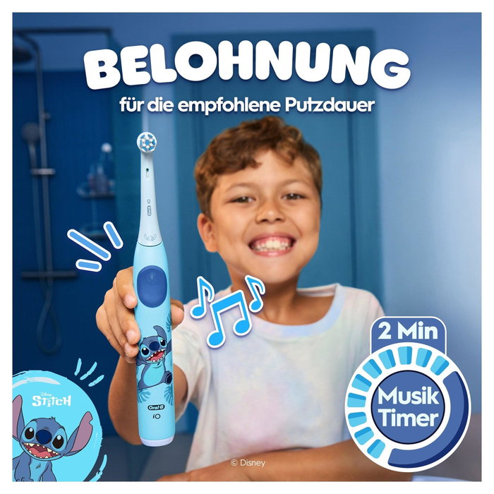 Oral-B iO Kids 6+ Stitch Bleu avec étui de voyage