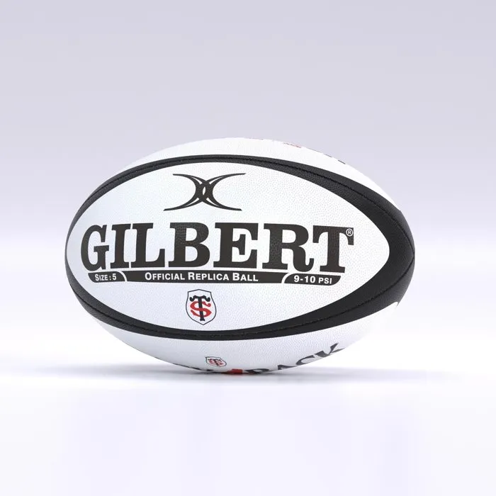 Gilbert Ballon de rugby Stade Toulousain Taille 5 - Édition limitée Champions 2026