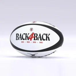 Gilbert Ballon de rugby Stade Toulousain Taille 5 - Édition limitée Champions 2026