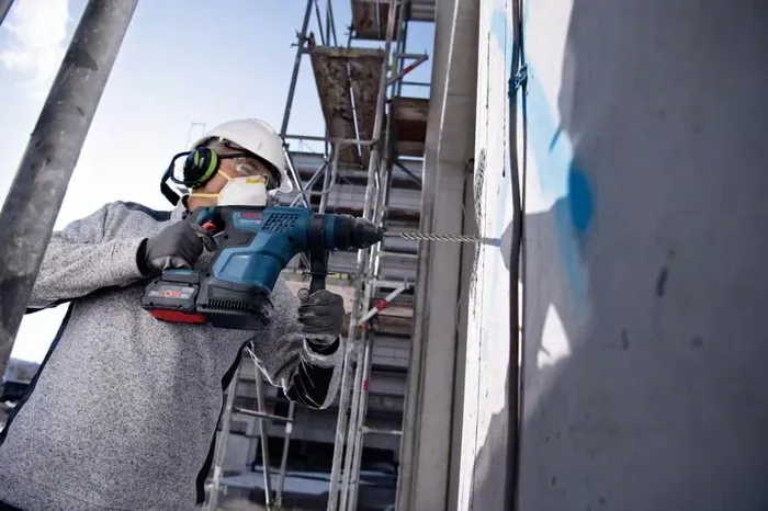 Bosch Professional - Perforateur SDS-Plus sans fil GBH 18V-34 CF 18V 5.8 J Biturbo (sans batterie ni chargeur) en coffret standard - 0611914001