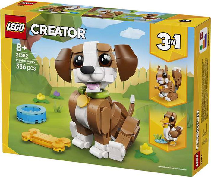 LEGO Creator 3-en-1 Les Adorables Animaux : le Chiot Joueur