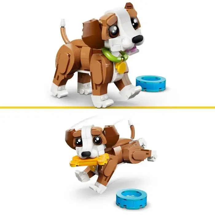 LEGO Creator 3-en-1 31382 Les Adorables Animaux : le Chiot Joueur - Jeu de Construction - Cadeau Enfant 8 Ans et Plus LEGO Creator 3-en-1 31382 Les Adorables Animaux : le Chiot Joueur - Jeu de Construction - Cadeau Enfant 8 Ans et Plus