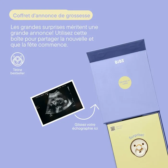 Bibs Coffret souvenir bébé - Sucette iconique Bibs Coffret souvenir bébé - Sucette iconique