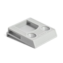 SALICE Dp29Sngi Frein d'ouverture pour tiroir en bois, gris, montage interne à visser avec butée