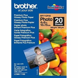 Brother Papier Photo Innobella Premium Plus Glossy 10x15cm 20 feuilles