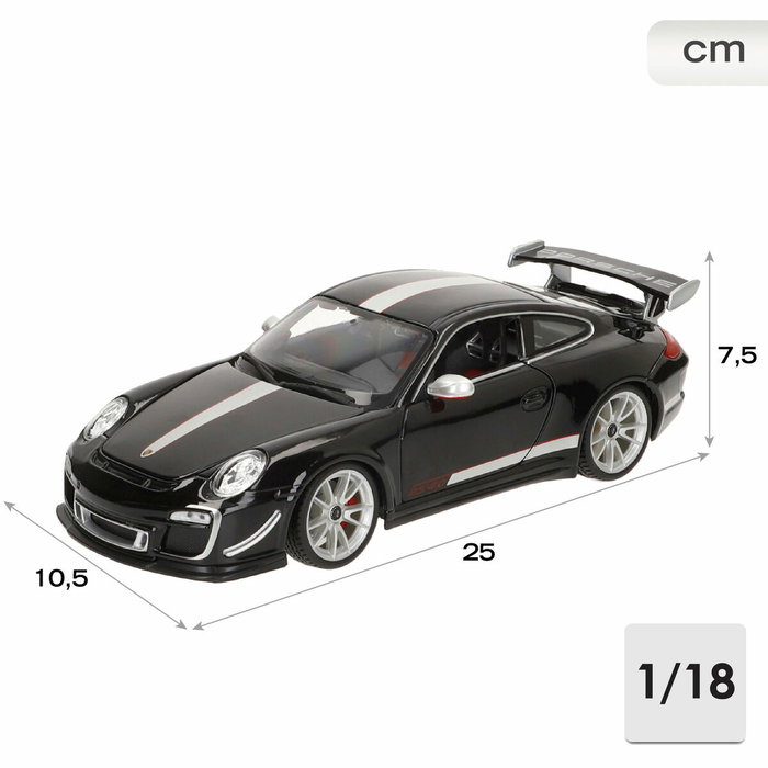 Burago GT-Porsche GT3 RS 4.0 Noir Échelle 1:18 Burago GT-Porsche GT3 RS 4.0 Noir Échelle 1:18