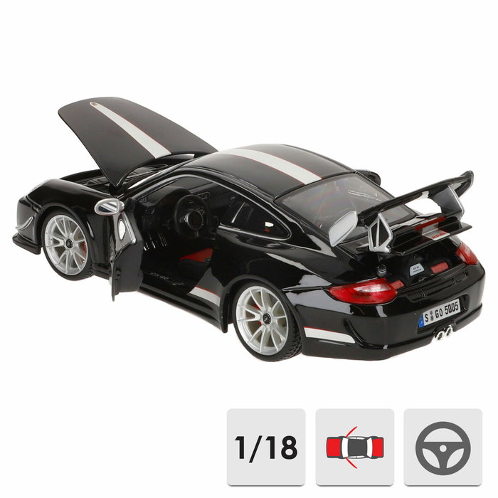 Burago GT-Porsche GT3 RS 4.0 Noir Échelle 1:18 Burago GT-Porsche GT3 RS 4.0 Noir Échelle 1:18