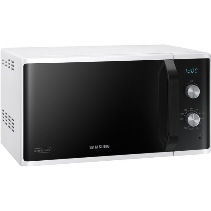 Samsung MG23K3614AW Micro-ondes avec Grill, 23 Litres, Blanc / Noir Samsung MG23K3614AW Micro-ondes avec Grill, 23 Litres, Blanc / Noir