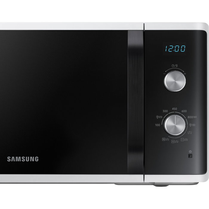 Samsung MG23K3614AW Micro-ondes avec Grill, 23 Litres, Blanc / Noir Samsung MG23K3614AW Micro-ondes avec Grill, 23 Litres, Blanc / Noir