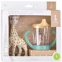 Sophie La Girafe Tasse Anti-Fuite Bébé - Apprentissage de la Boisson sans BPA, Poignées Ergonomiques, Compatible Lave-Vaisselle