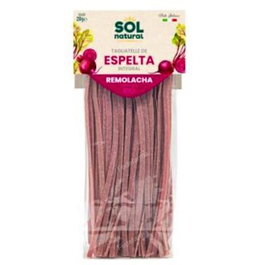 SOLNATURAL Tagliatelles de petit épeautre intégral à la betterave