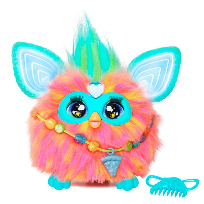 HASBRO Furby - Peluche interactive musicale en espagnol - 5 modes vocaux, 600+ phrases et chansons, accessoires inclus - Jouet pour enfants +6 ans HASBRO Furby - Peluche interactive musicale en espagnol - 5 modes vocaux, 600+ phrases et chansons, accessoires inclus - Jouet pour enfants +6 ans