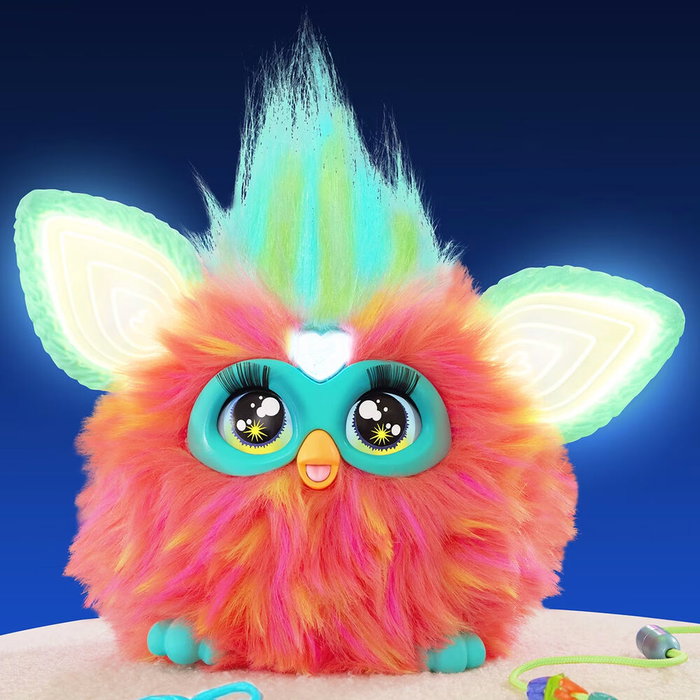 HASBRO Furby - Peluche interactive musicale en espagnol - 5 modes vocaux, 600+ phrases et chansons, accessoires inclus - Jouet pour enfants +6 ans HASBRO Furby - Peluche interactive musicale en espagnol - 5 modes vocaux, 600+ phrases et chansons, accessoires inclus - Jouet pour enfants +6 ans