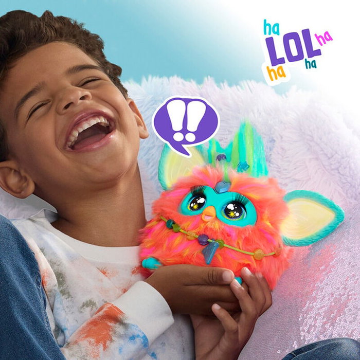 HASBRO Furby - Peluche interactive musicale en espagnol - 5 modes vocaux, 600+ phrases et chansons, accessoires inclus - Jouet pour enfants +6 ans HASBRO Furby - Peluche interactive musicale en espagnol - 5 modes vocaux, 600+ phrases et chansons, accessoires inclus - Jouet pour enfants +6 ans