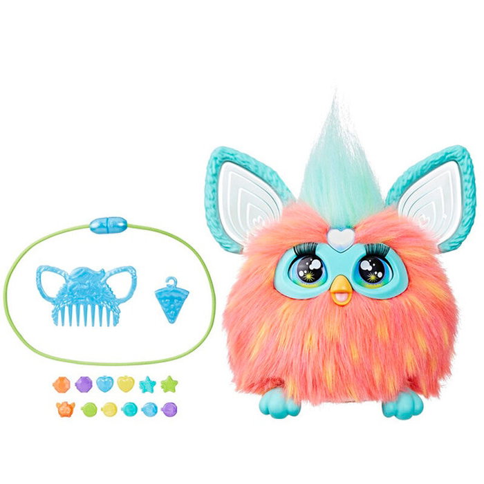 HASBRO Furby - Peluche interactive musicale en espagnol - 5 modes vocaux, 600+ phrases et chansons, accessoires inclus - Jouet pour enfants +6 ans HASBRO Furby - Peluche interactive musicale en espagnol - 5 modes vocaux, 600+ phrases et chansons, accessoires inclus - Jouet pour enfants +6 ans